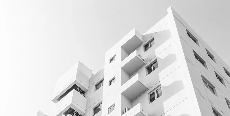 White building